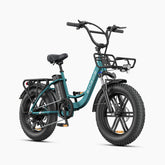 Electric Bike ENGWE L20 Boost - 250W Motor 48V13Ah Battery 20 Inch Tires Mechanical Disc Brakes - Green